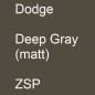 Preview: Dodge, Deep Gray (matt), ZSP.